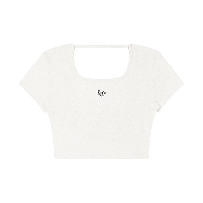 Women's Square Neck Crop T-Shirt