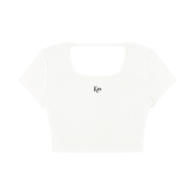 Women's Square Neck Crop T-Shirt