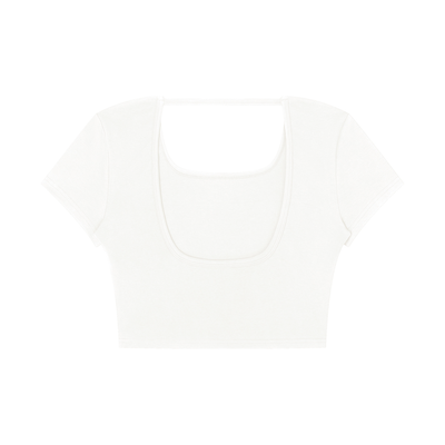 Women's Square Neck Crop T-Shirt